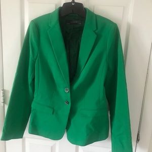 Bold Green 2 Button Blazer
